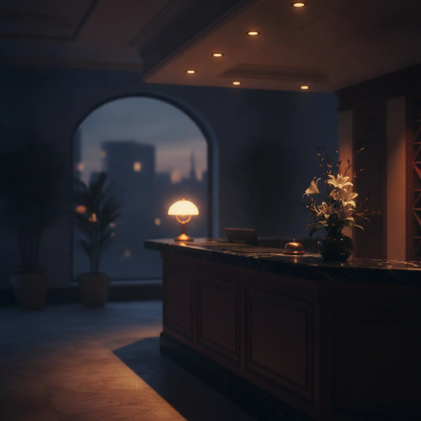 Reception desk